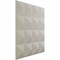 Ekena Millwork 19 5/8in. W x 19 5/8in. H Cornelia EnduraWall Decorative 3D Wall Panel Covers 2.67 Sq. Ft. WP20X20CNGBW - alternate 3